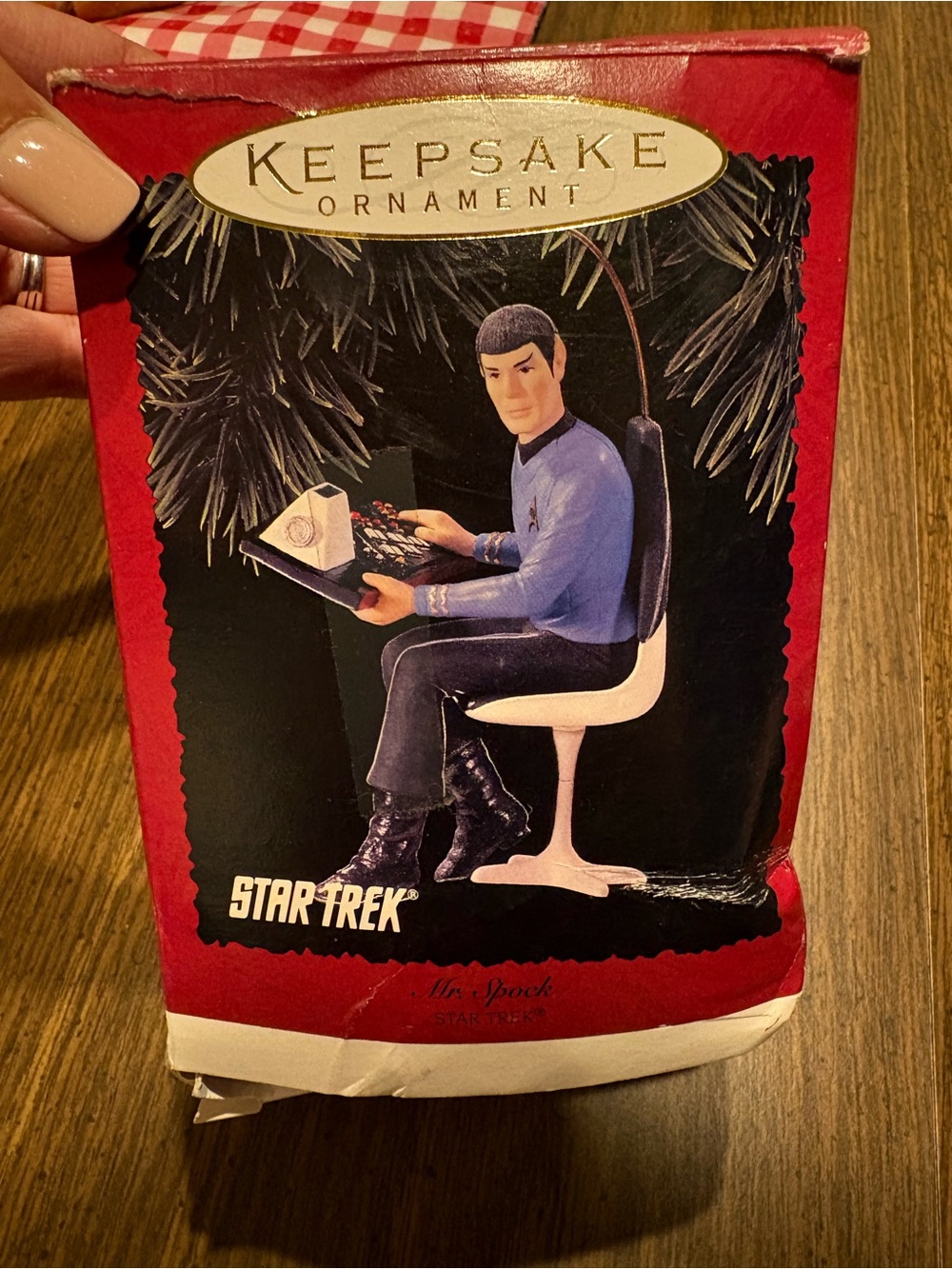Star Trek Keepsake Ornament Vintage Star Trek Mr. Spock Ornament